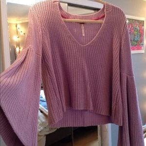 Free People Bell Sleeve Sweater